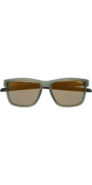 2026 O'Neill Mens Sunglasses 9006 ONS-9006-2.0-109P - Matte Khaki Crystal / Gun / Gold Mirror